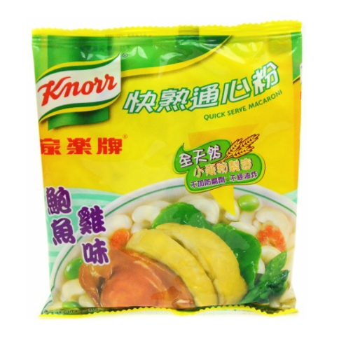 香港進(jìn)口家樂牌雞肉快熟方便通心粉80g*15包/組 方便速食餐